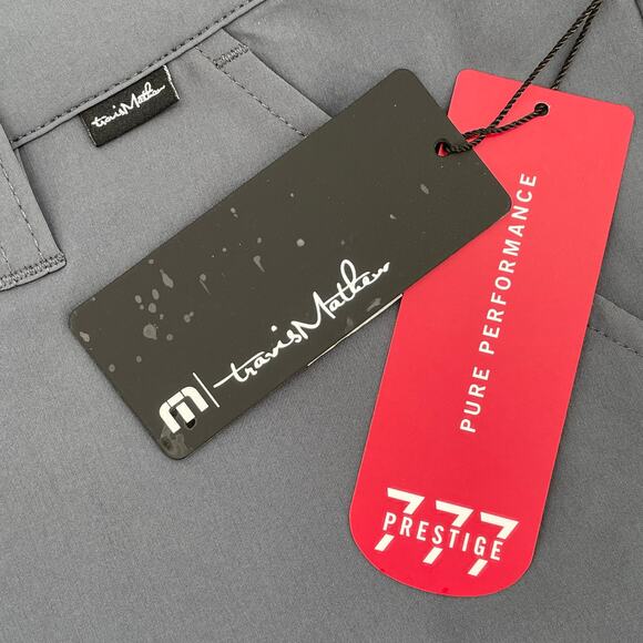 NWT Travis Matthew Majestic X Players Pants, Gray, Sz. 32 Outdoor Golf Preppy - Picture 8 of 9